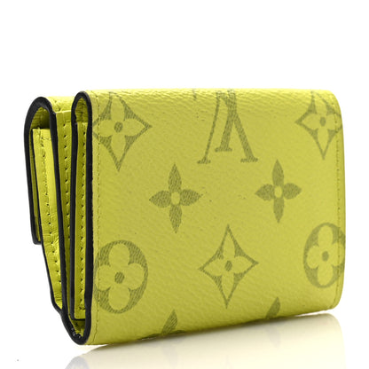 Louis Vuitton Monogram Taiga Discovery Compact Wallet Yellow 3 of 6