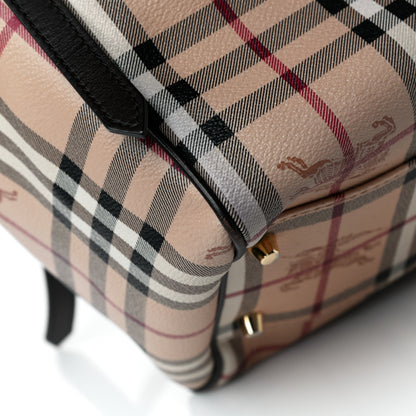 Burberry Haymarket Check Small Canterbury Tote Chocolate 9 of 14