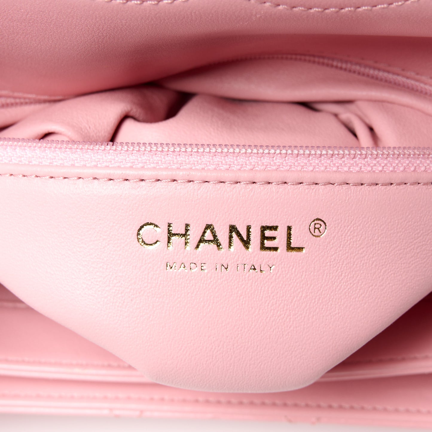 Lambskin Quilted Small Trendy CC Flap Dual Handle Bag Pink