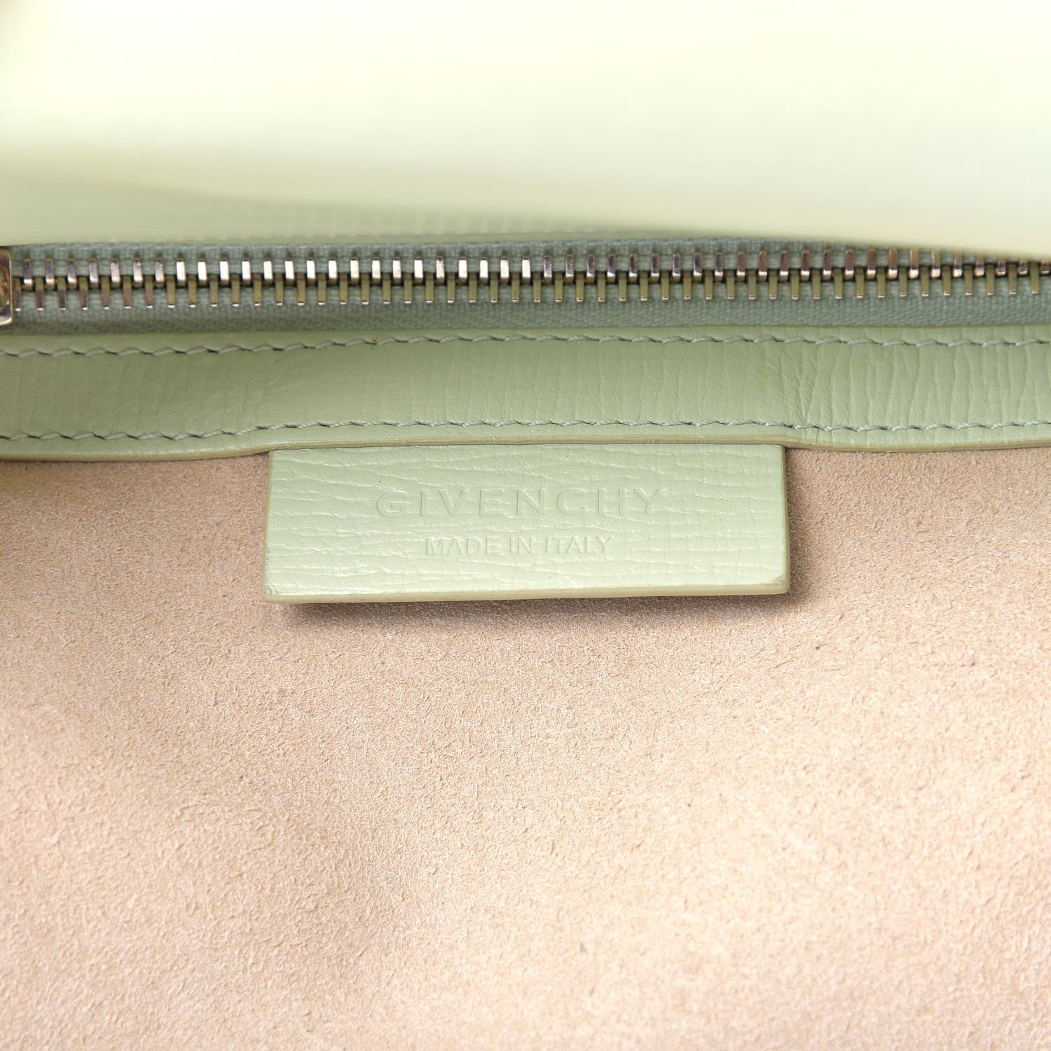 Givenchy Textured Calfskin Mini Pandora Box Chain Crossbody Bag Aqua Green 6 of 8