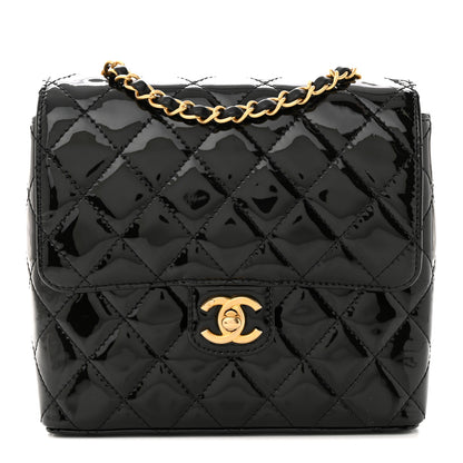 Chanel Patent Quilted Small Flap Black 1 of 12
