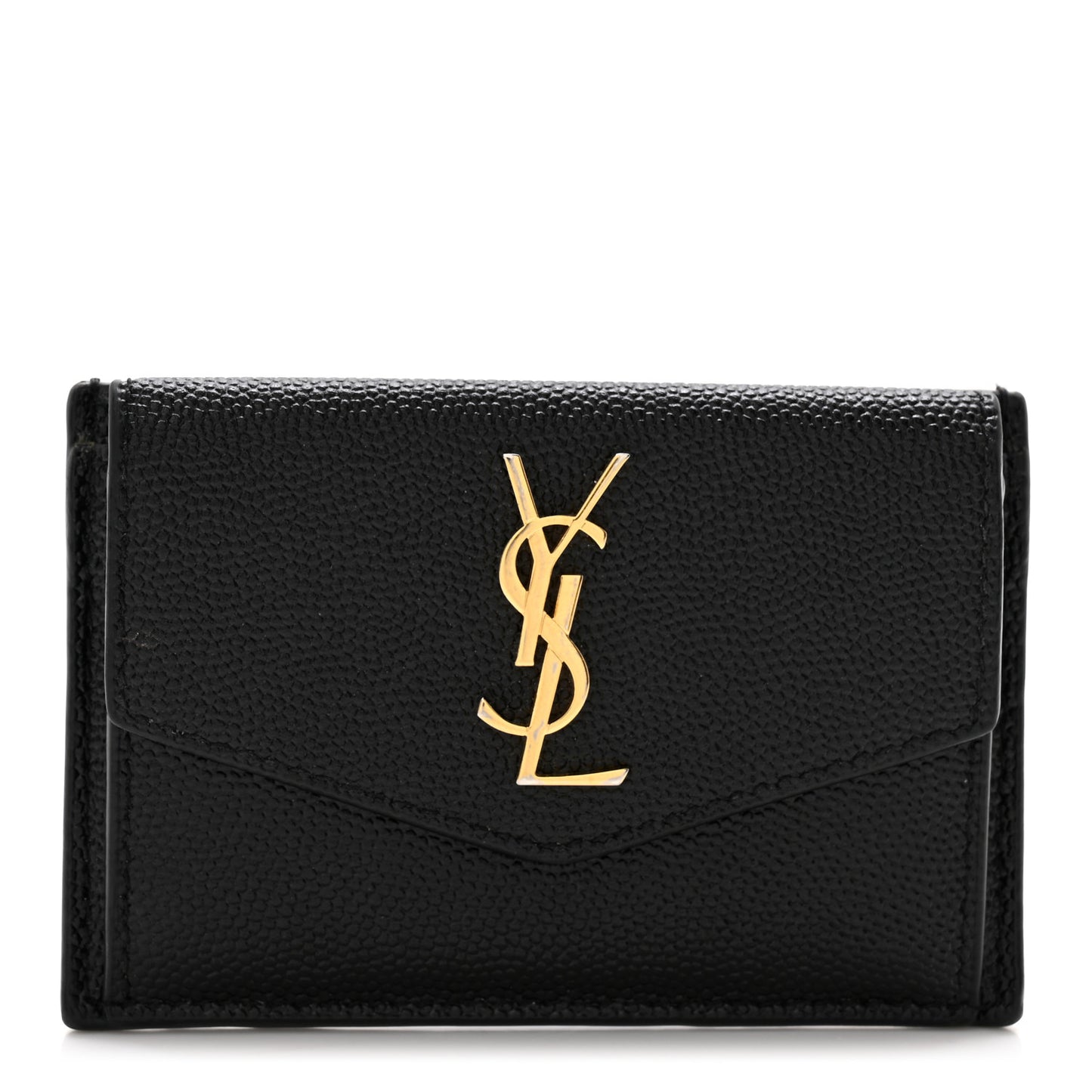 Grain De Poudre Uptown Monogram Card Case Black
