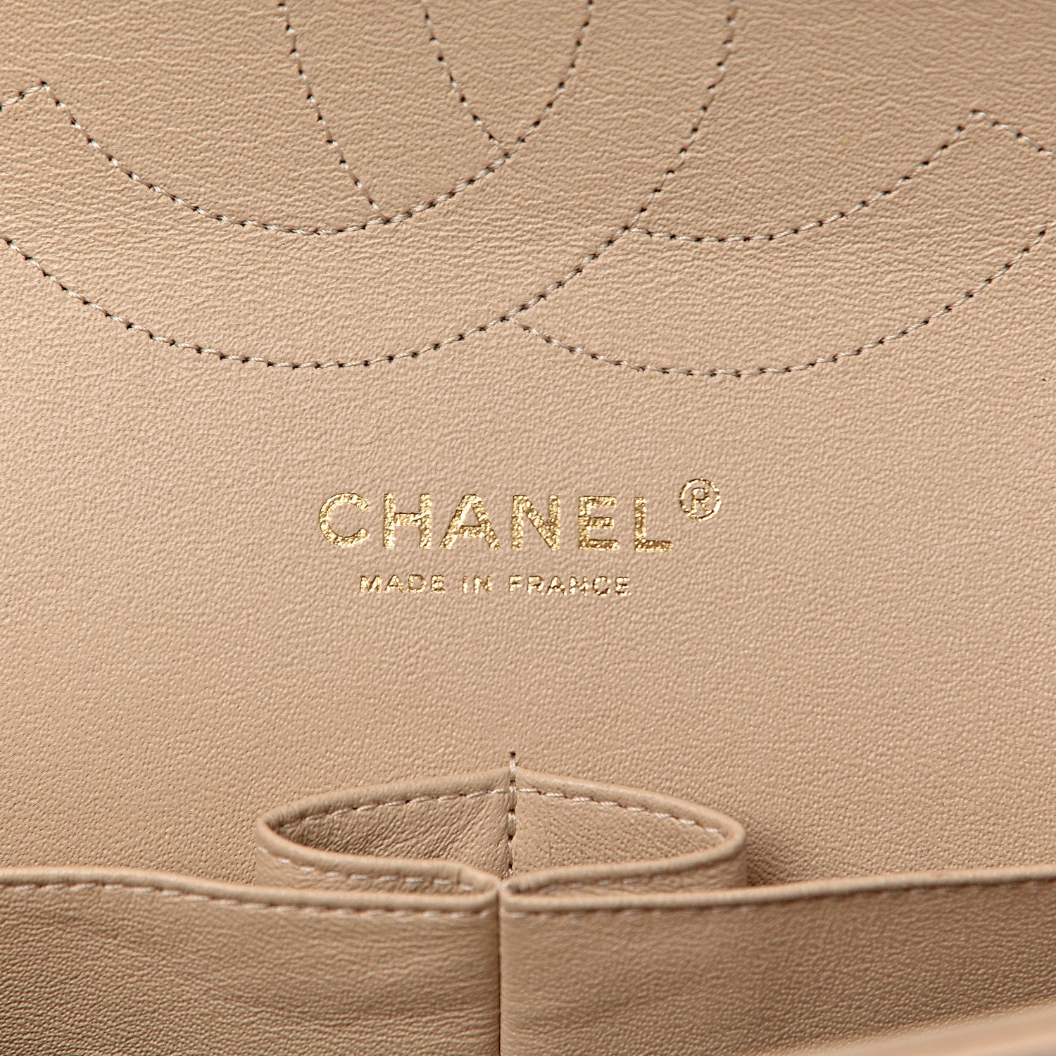 Chanel Caviar Quilted Jumbo Double Flap Beige Clair 6 of 10