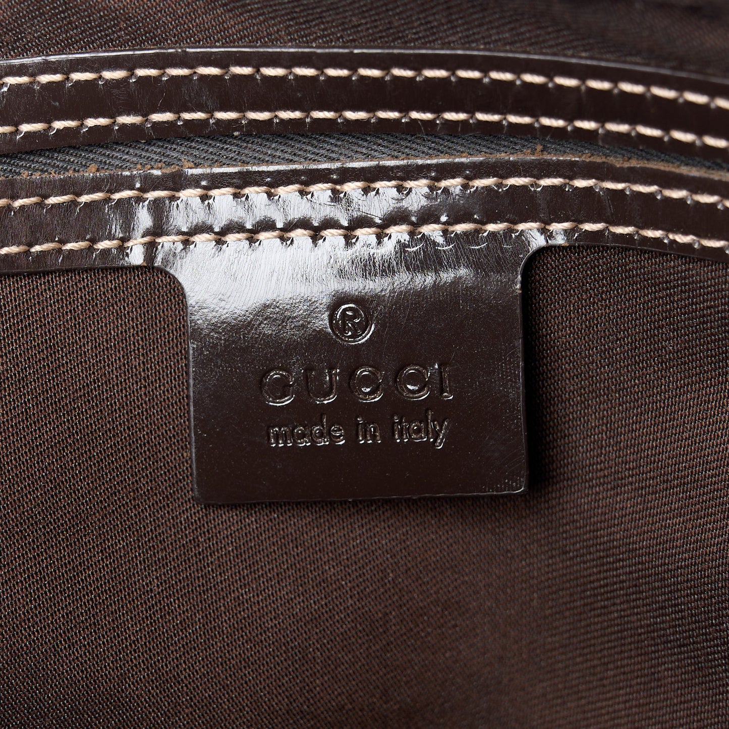 GG Plus Monogram Medium Joy Boston Dark Brown