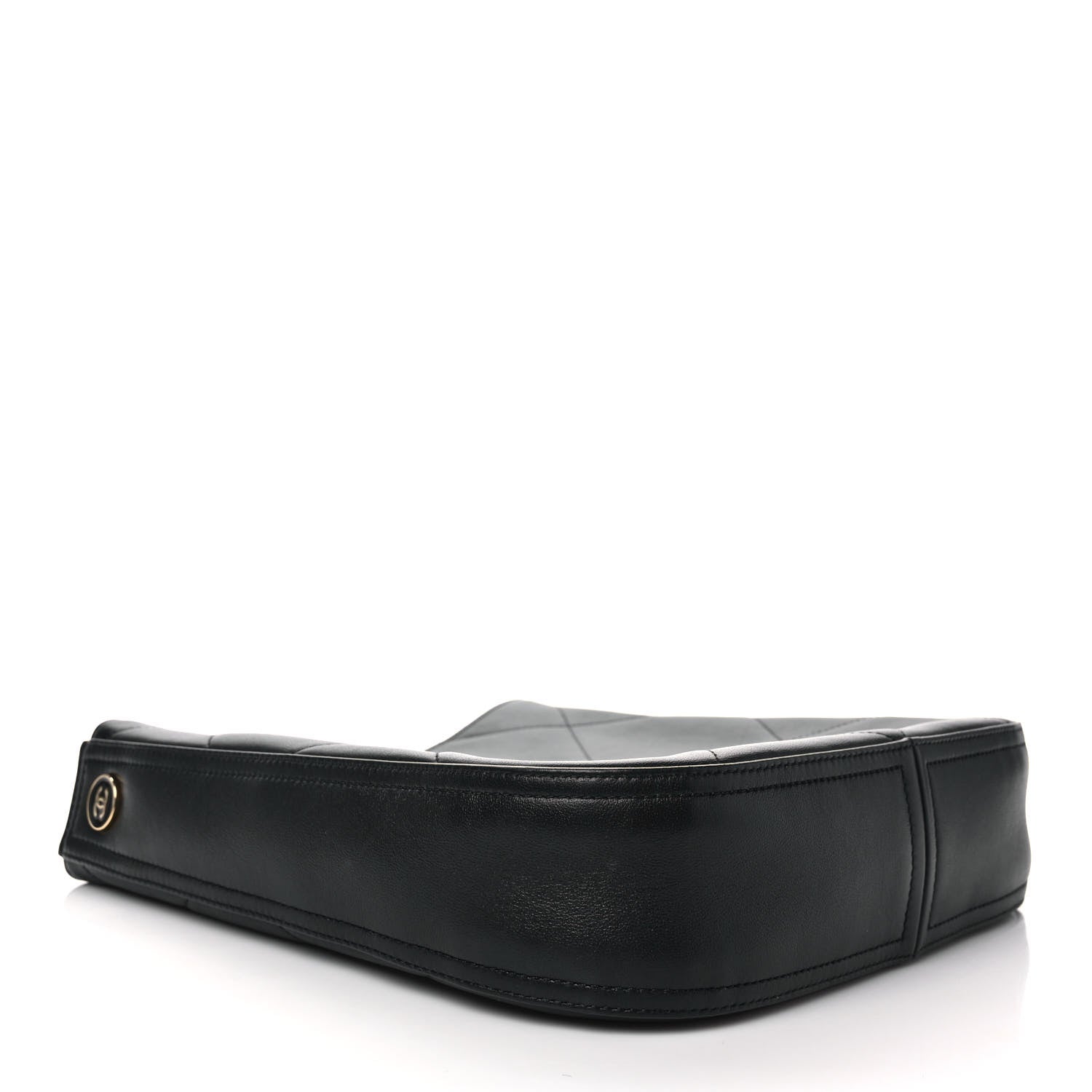 Chanel Calfskin Stitched Easy Mood Hobo Black 4 of 9