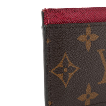 Louis Vuitton Monogram Card Holder Fuchsia 8 of 9