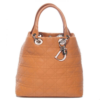 Christian Dior Lambskin Cannage Soft Large Lady Dior Tote Tan 1 of 8