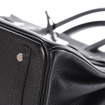Hermes Taurillon Clemence Birkin 30 Black 18 of 18
