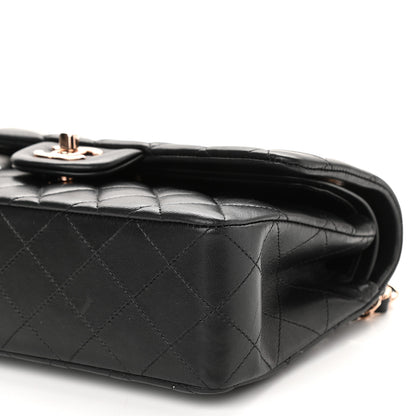 Chanel Lambskin Quilted Small Double Flap Black 8 of 9