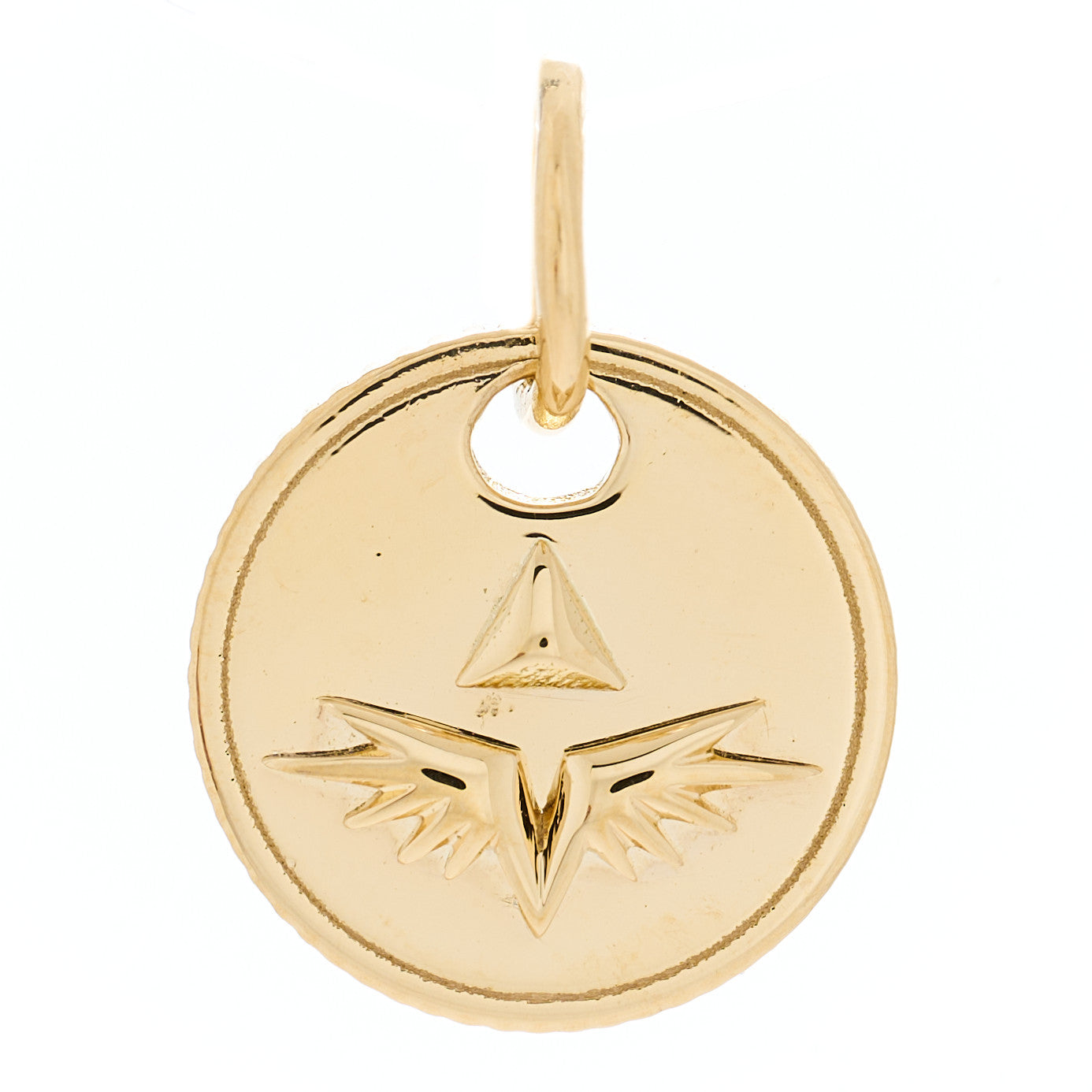18K Yellow Gold Mini Passion Medallion Pendant