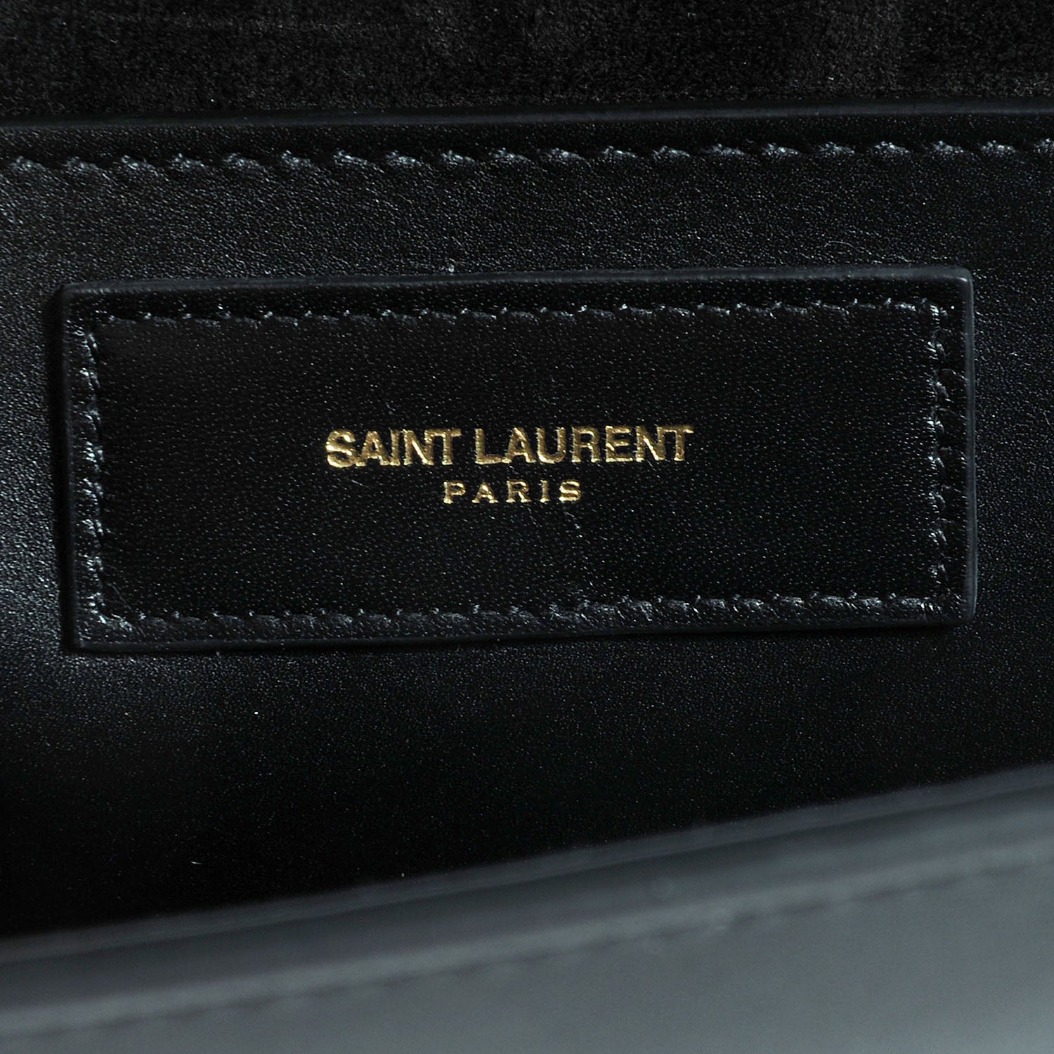 Saint Laurent Leather Plated Medium Betty Bag Black 7 of 9