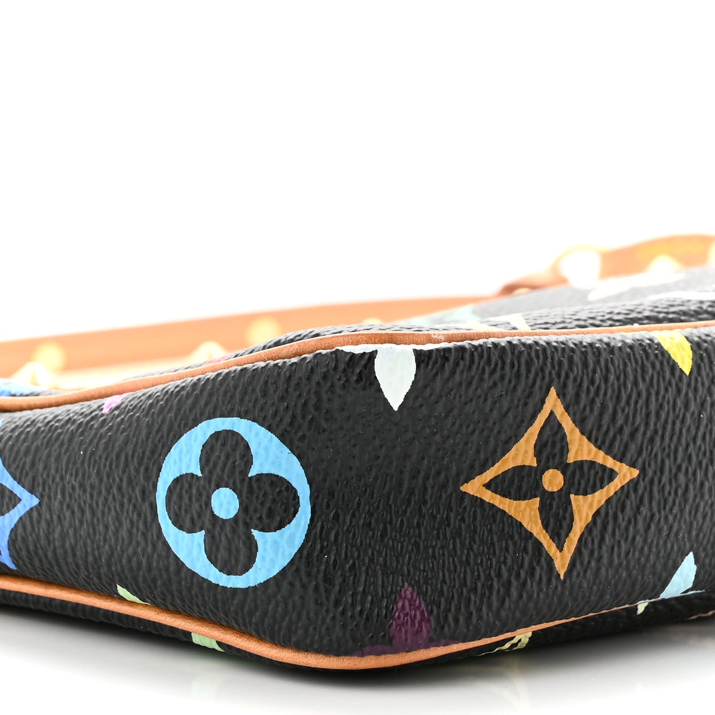 Monogram Multicolor Pochette Accessories Black