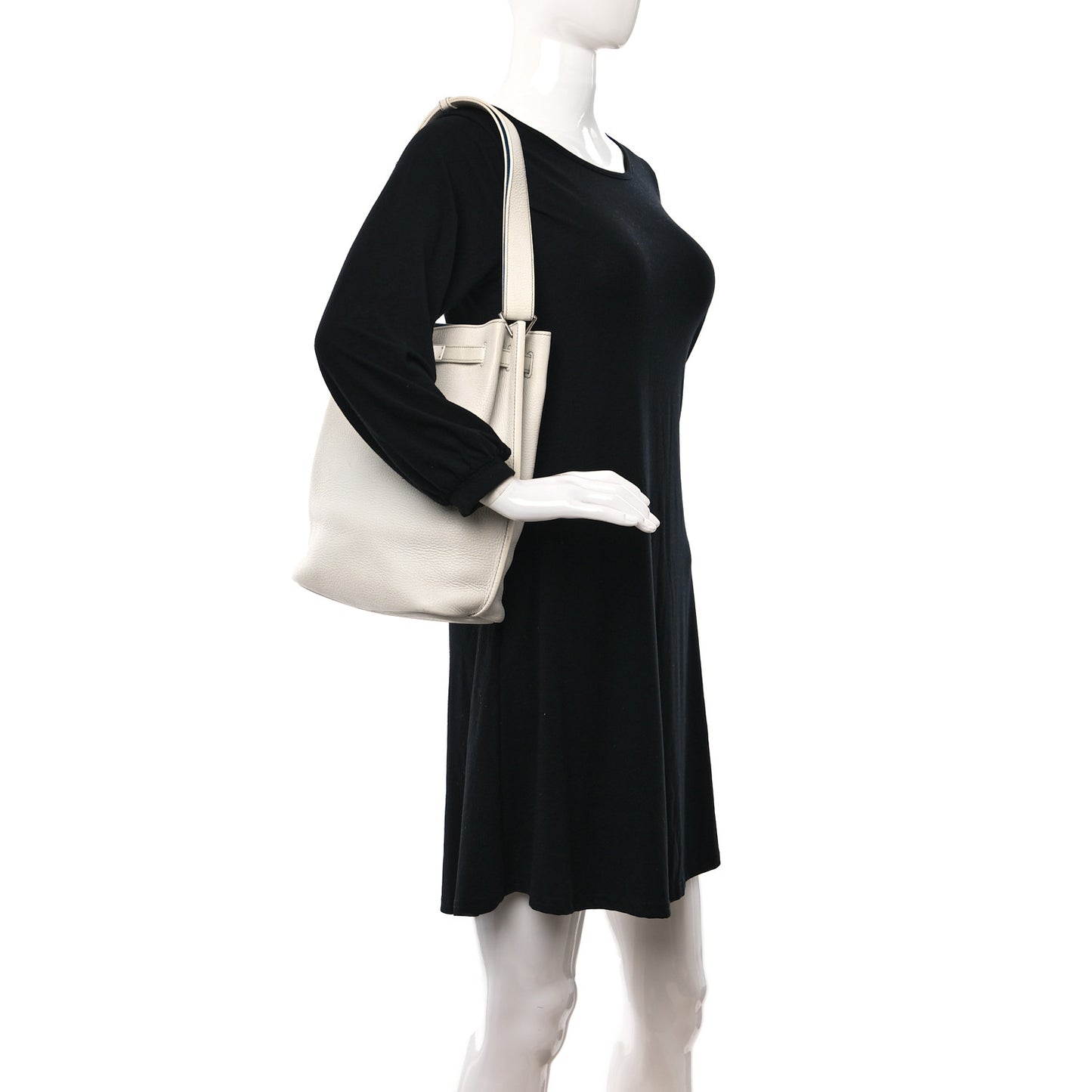 Taurillon Clemence Verso So Kelly 26 White Mykonos