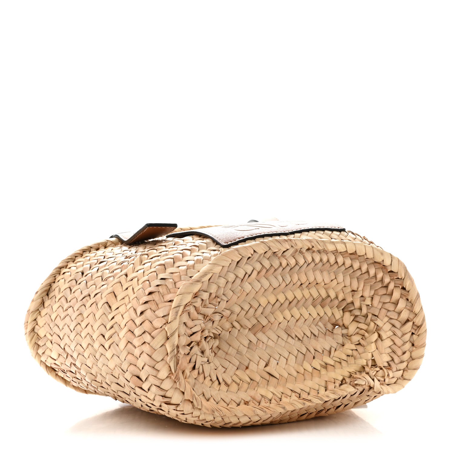Loewe Raffia Basket Tote Bag Natural Tan 4 of 10