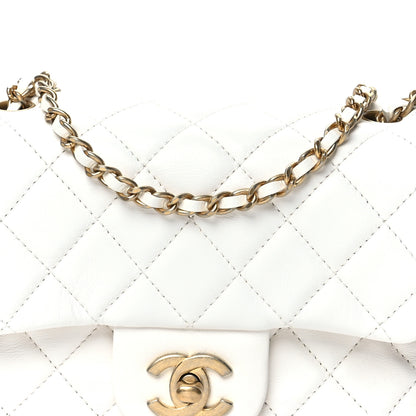 Chanel Lambskin Quilted Mini Pearl Crush Flap White 8 of 11