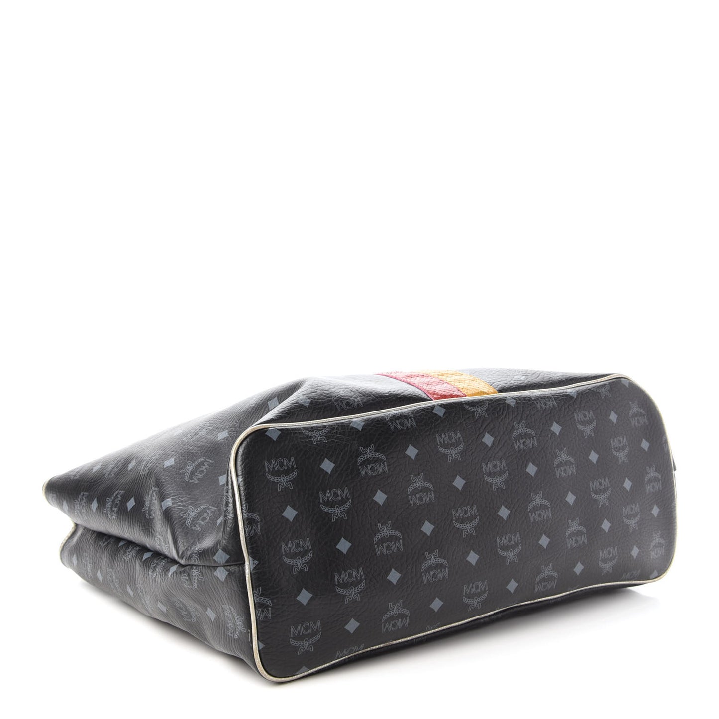Visetos Striped Munich Lion Tote Black