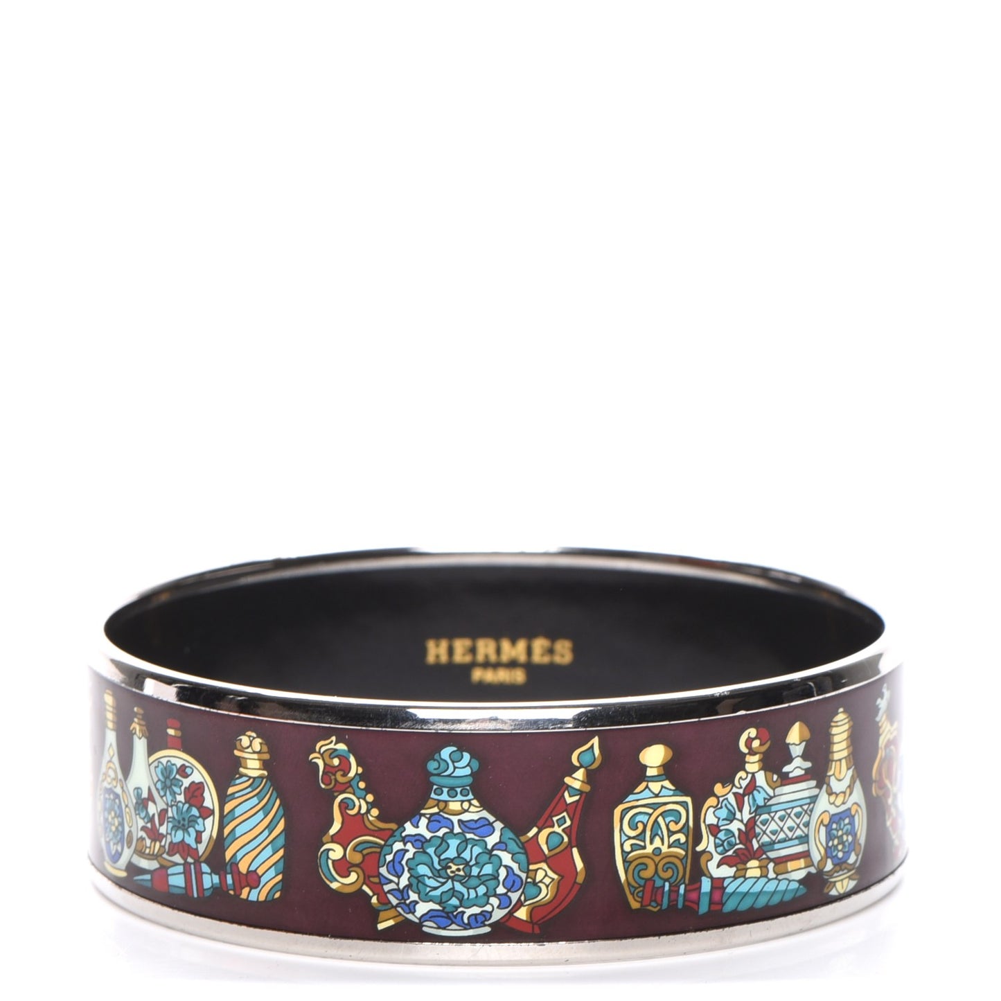 Enamel Printed Wide Flacons Bracelet 65
