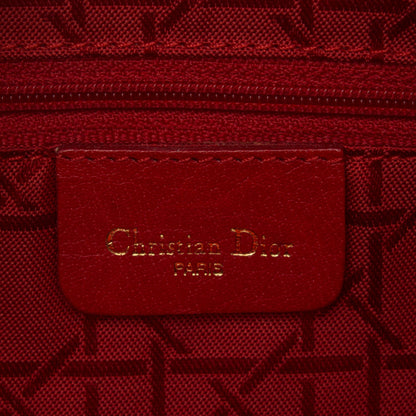 Christian Dior Nylon Cannage Large Lady Dior Tote Black Navy 6 of 6