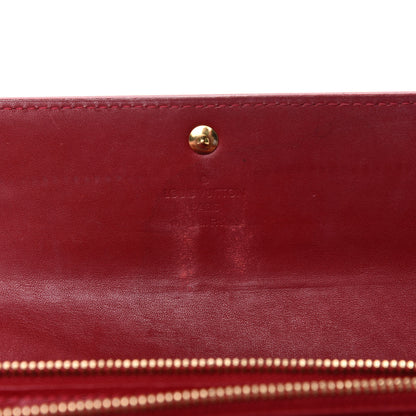 Louis Vuitton Vernis Sarah Wallet Pomme D'Amour 6 of 6