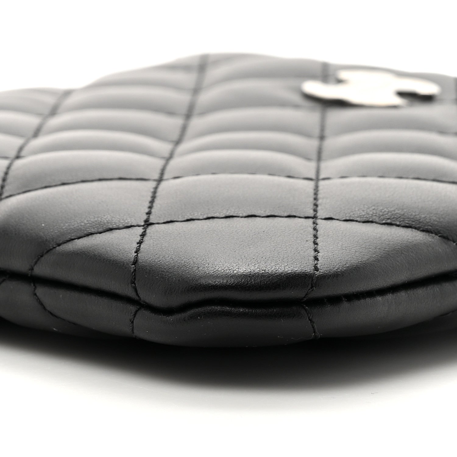 Chanel Lambskin Quilted Crossbody Bag Black 10 of 11