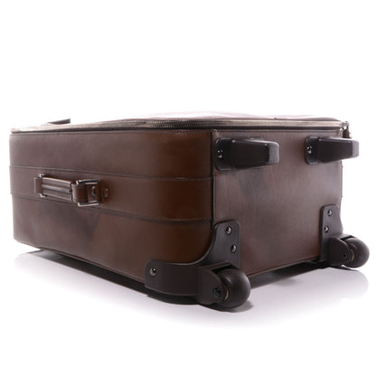 Prada Saffiano Trolley Luggage Cacao 5 of 9
