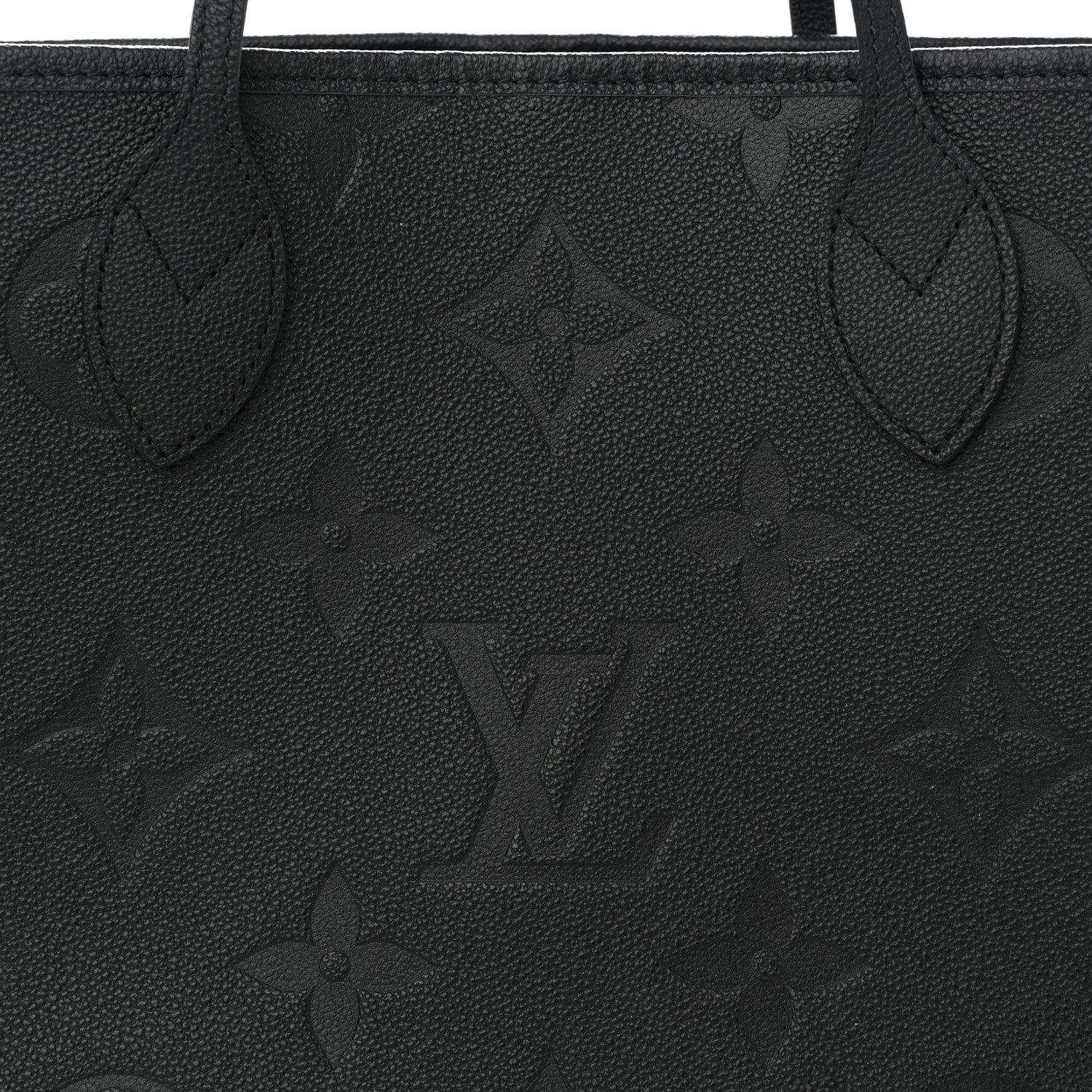 Louis Vuitton Empreinte Monogram Giant Neverfull MM Black 8 of 11