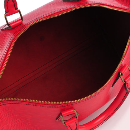 Louis Vuitton Epi Speedy 35 Rouge 5 of 7