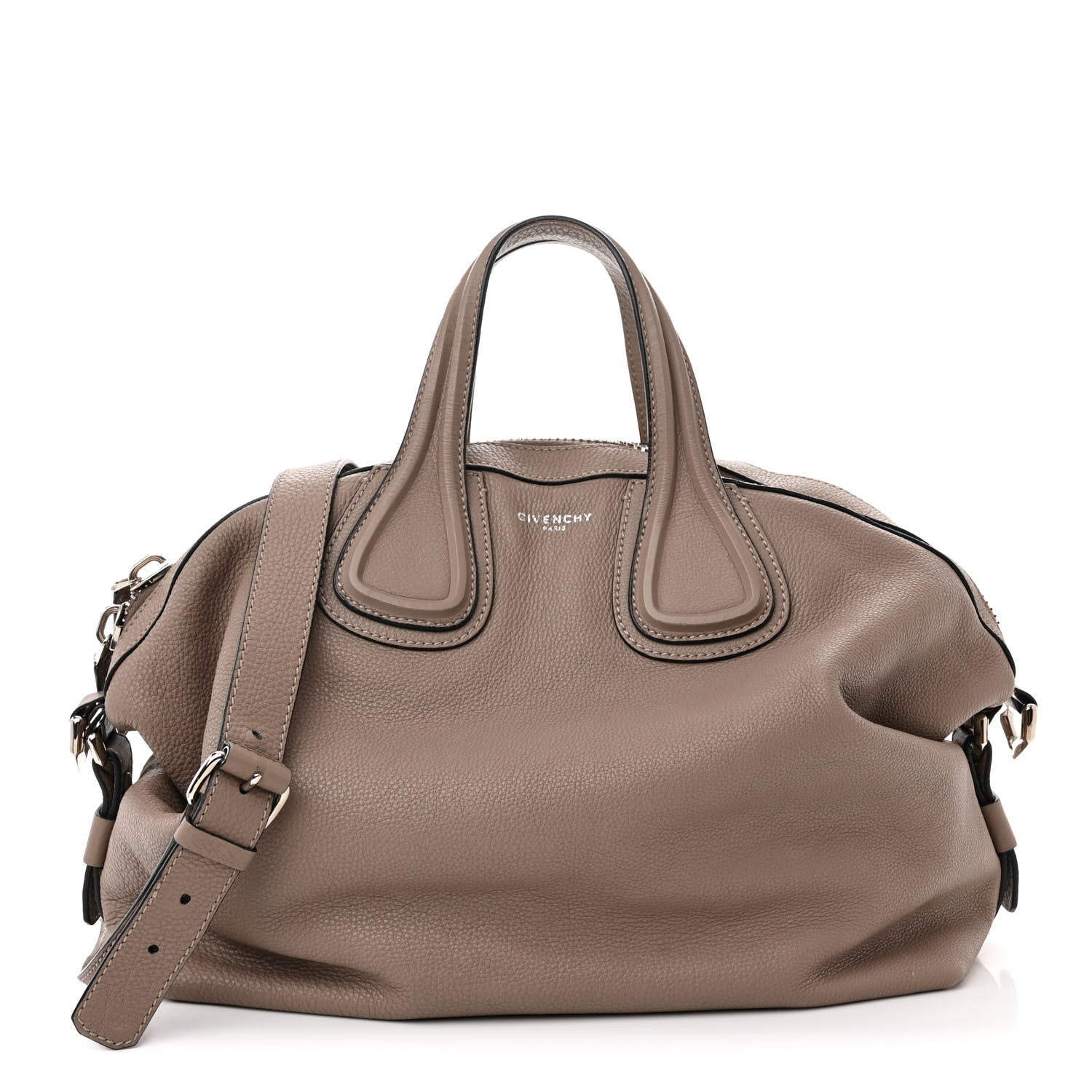 Givenchy Waxy Grained Calfskin Medium Nightingale Mastic 1 of 13