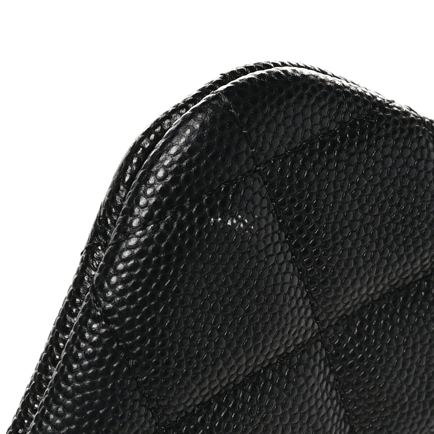 Chanel Caviar Quilted Small Cosmetic Case Black 8 of 9
