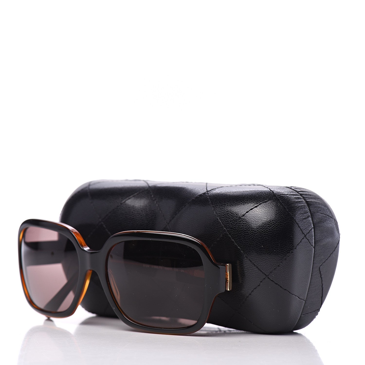Chanel Quilted CC Sunglasses 5124 Dark Brown 8 of 8