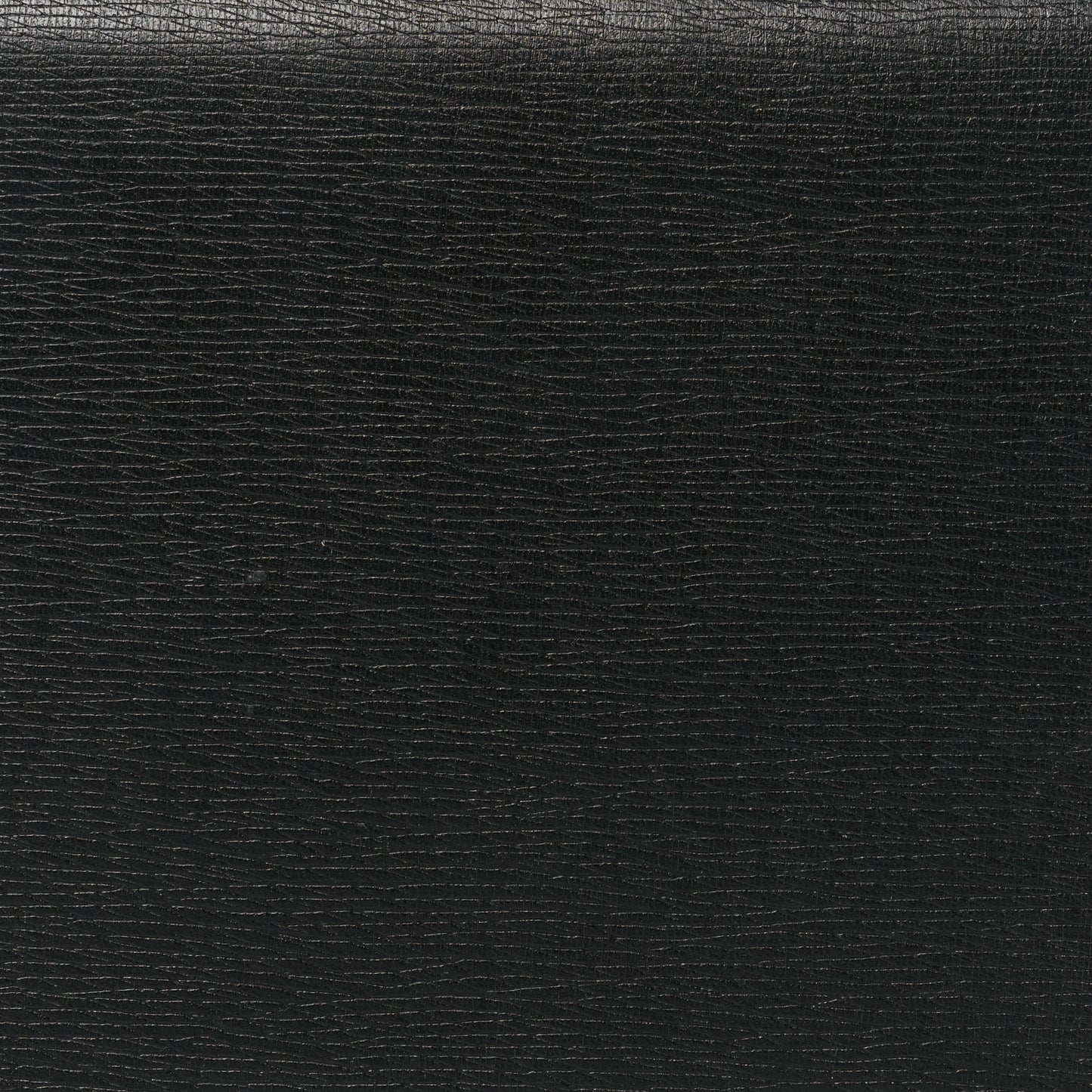 Textured Calfskin Medium Betty Chain Wallet Black