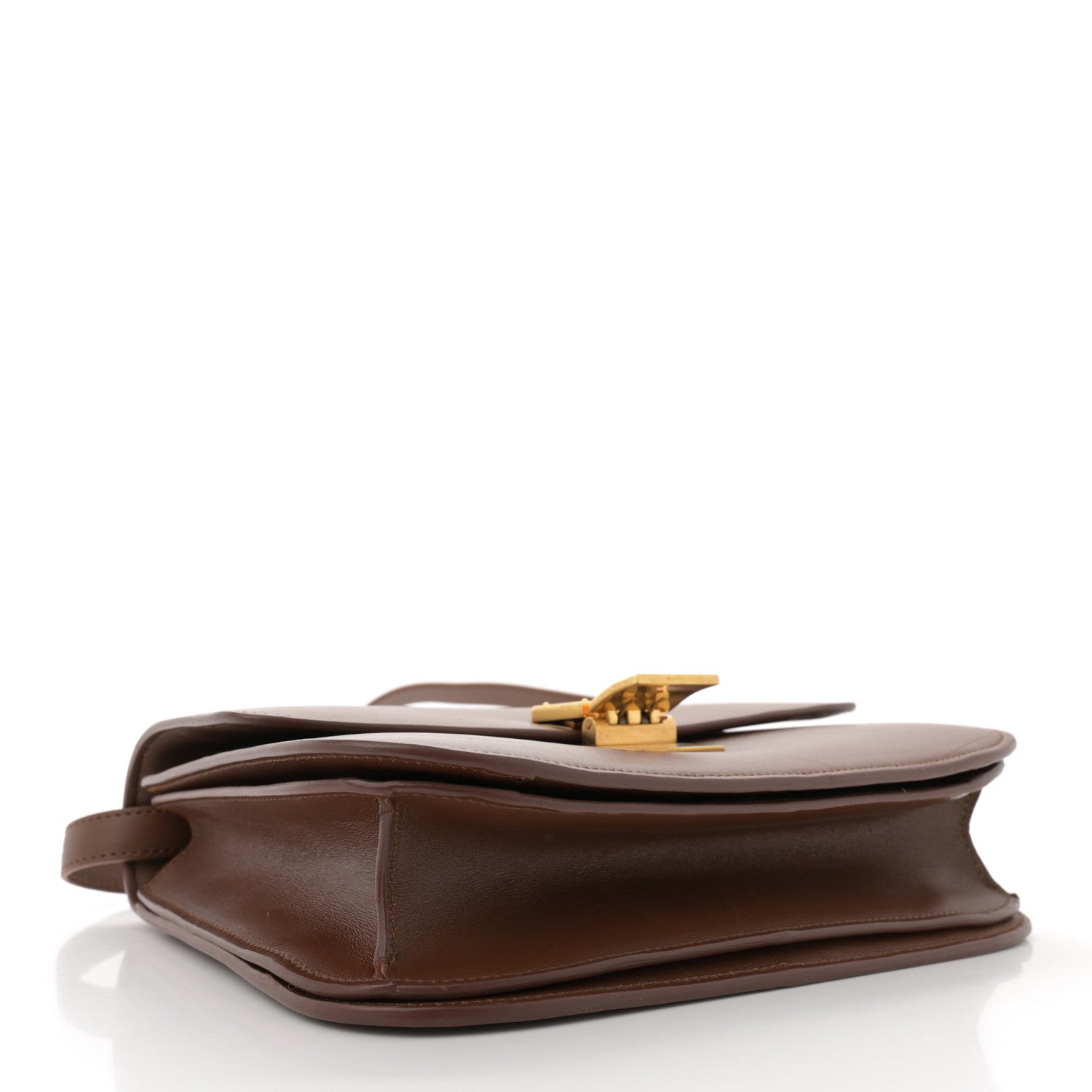 Celine Box Calfskin Medium Classic Box Flap Bag Camel 4 of 12