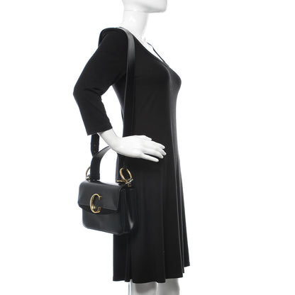 Chloe Calfskin Small C Double Carry Black 2 of 10