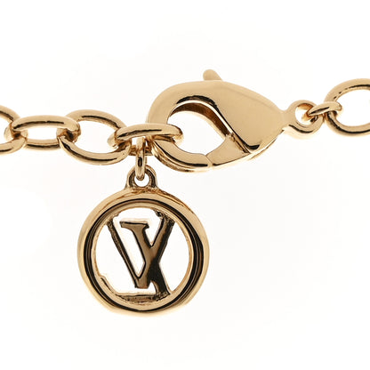 Louis Vuitton Metal Blooming Pearls Necklace Gold 5 of 7