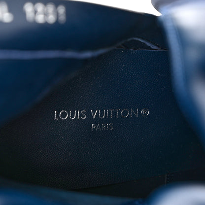 Louis Vuitton Denim Monogram Silhouette Ankle Boots 36 Navy Blue 7 of 10