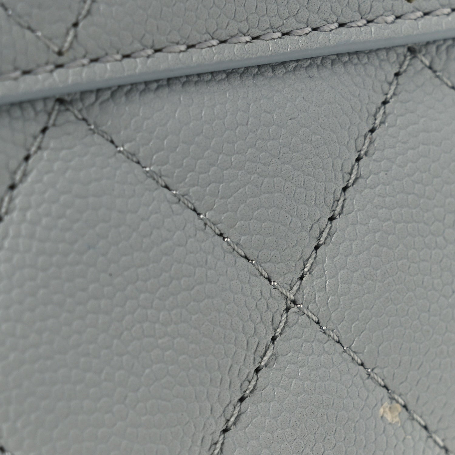 Chanel Caviar Quilted Shopping Tote Light Green 14 of 14
