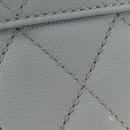 Chanel Caviar Quilted Shopping Tote Light Green 14 of 14