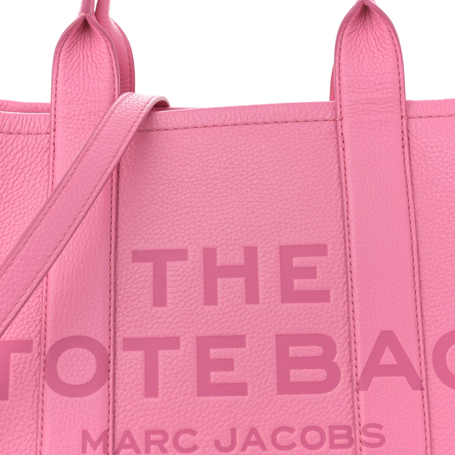 Grained Calfskin Medium The Tote Bag Candy Pink