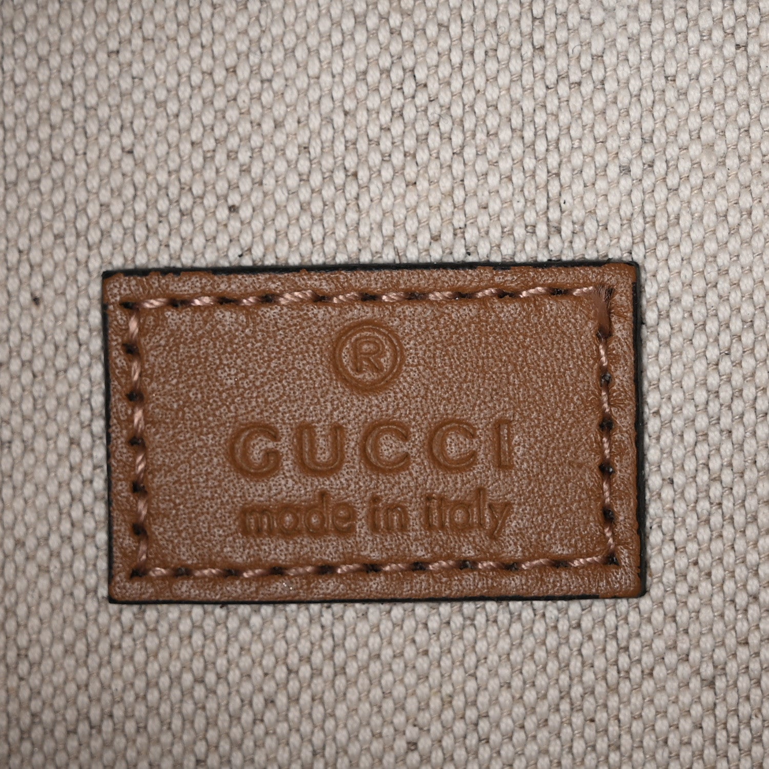 Gucci Monogram Textured Dollar Calfskin Web Mini Bauletto Duffle Top Handle Bag Black Koi Beige 7 of 11
