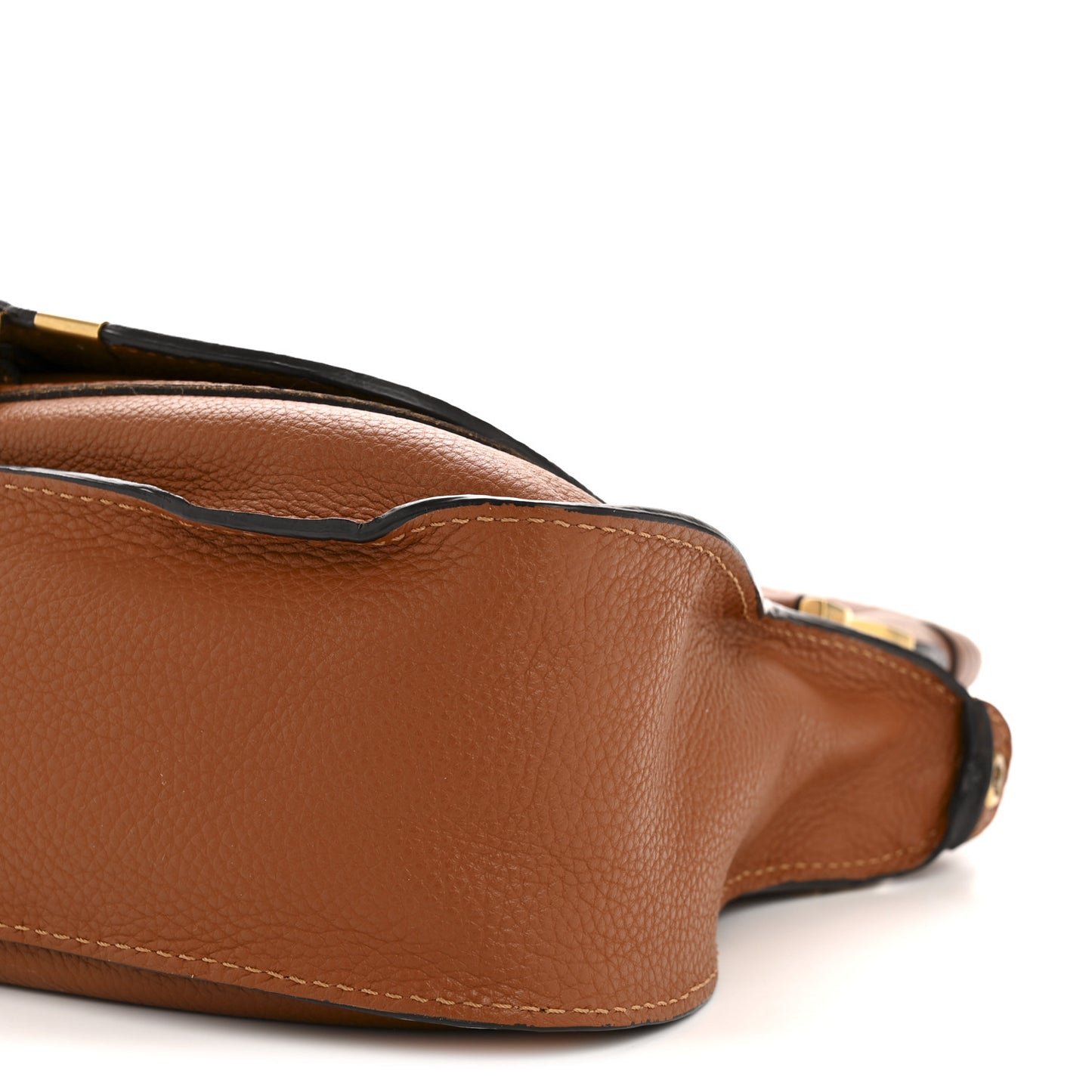 Calfskin Small Marcie Satchel Tan