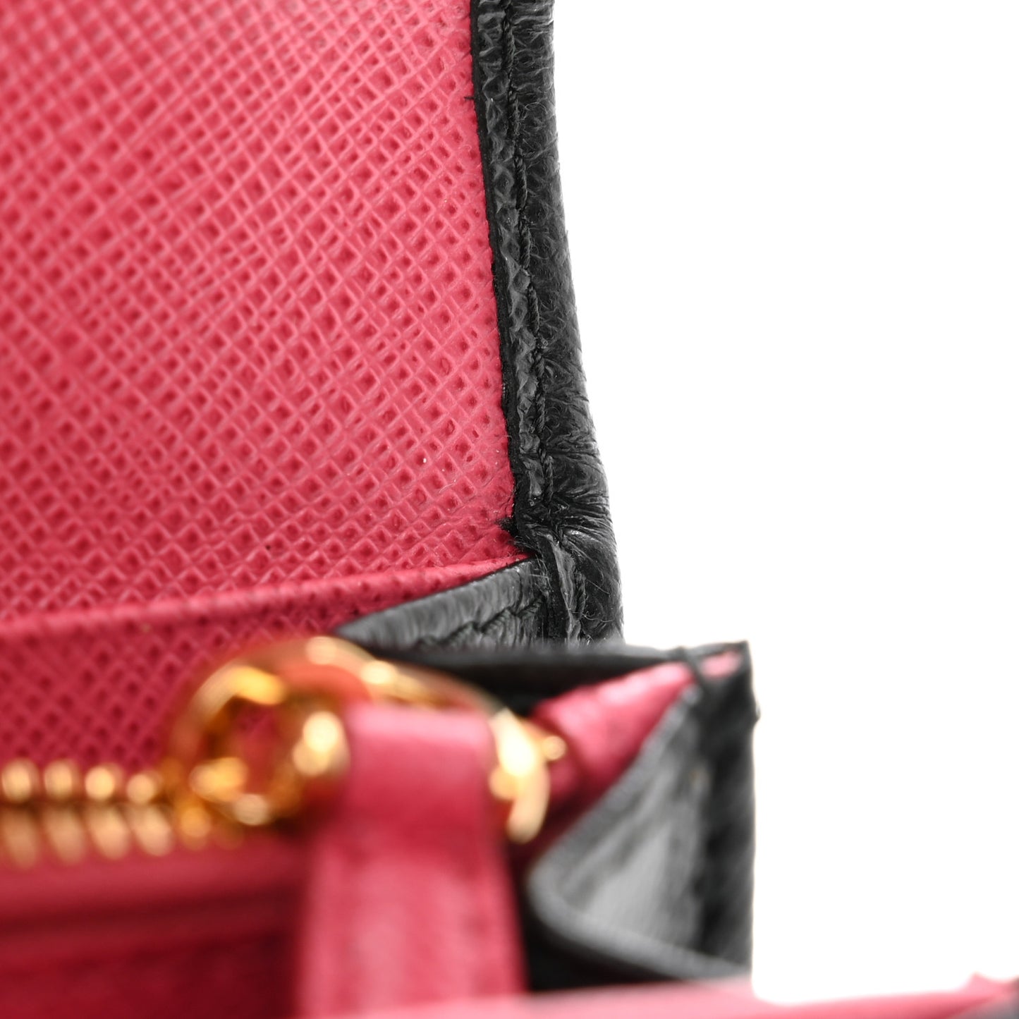 Saffiano Continental Flap Wallet Black Ibisco