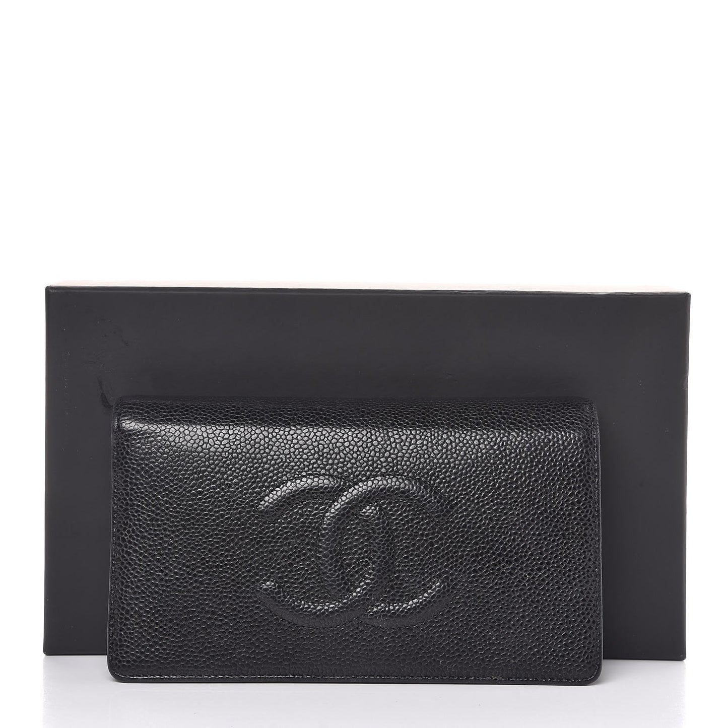 Caviar Timeless CC Yen Wallet Black