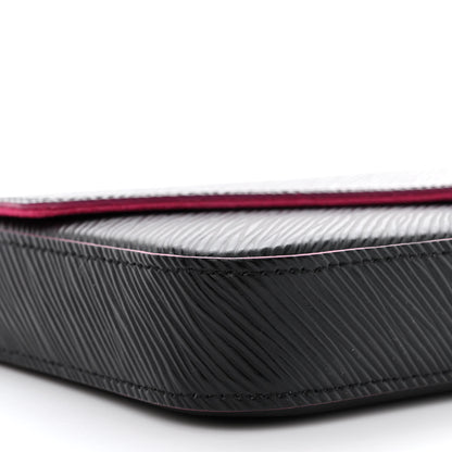 Louis Vuitton Epi Pochette Felicie Black Hot Pink 10 of 11