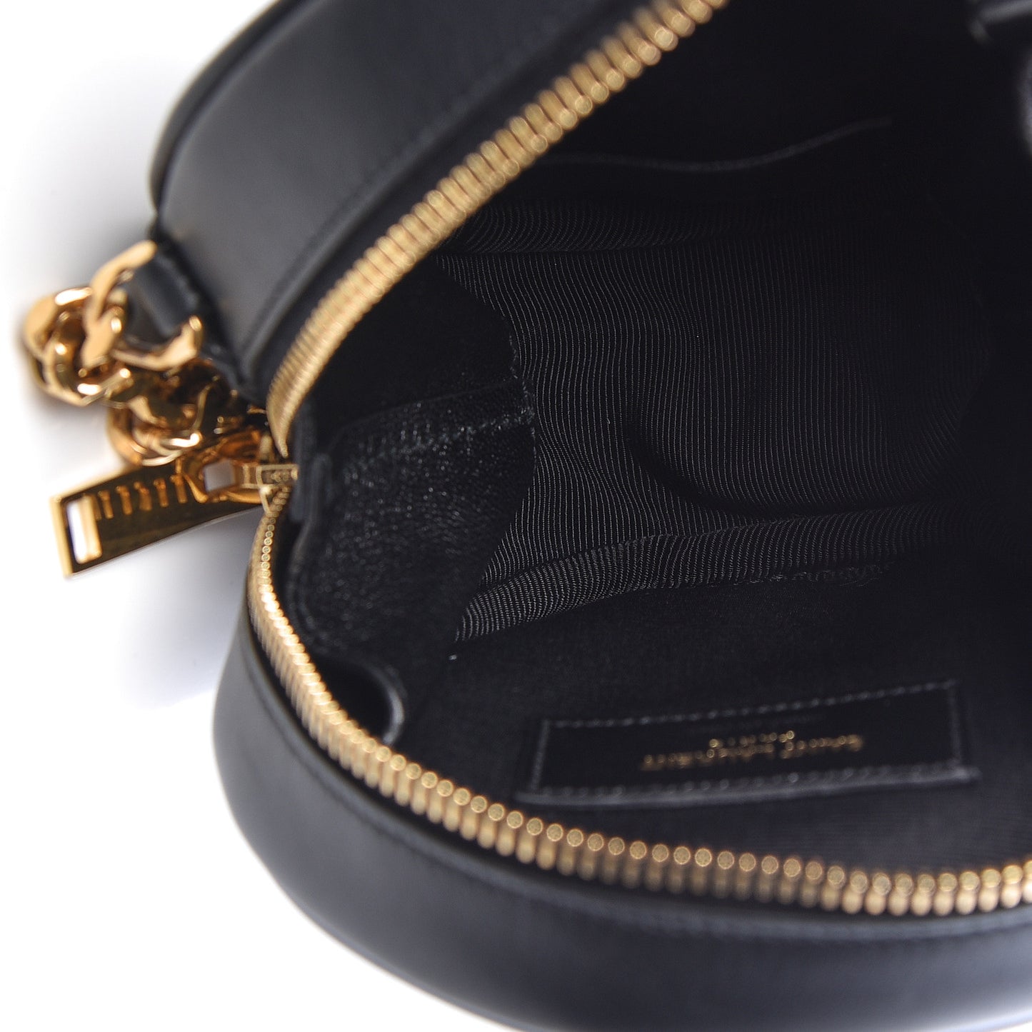 Calfskin Matelasse Small Monogram Bubble Crossbody Black