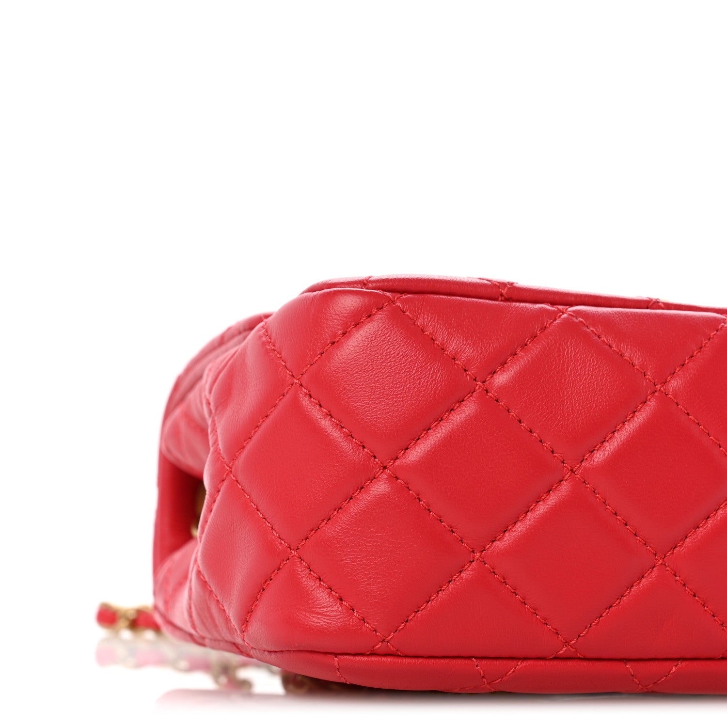 Chanel Lambskin Quilted Mini Pearl Crush Flap Pink 9 of 12