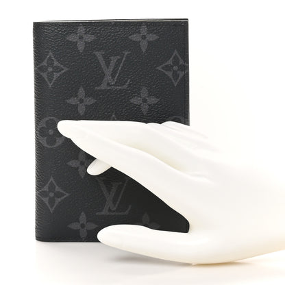 Louis Vuitton Monogram Eclipse Passport Cover 2 of 6