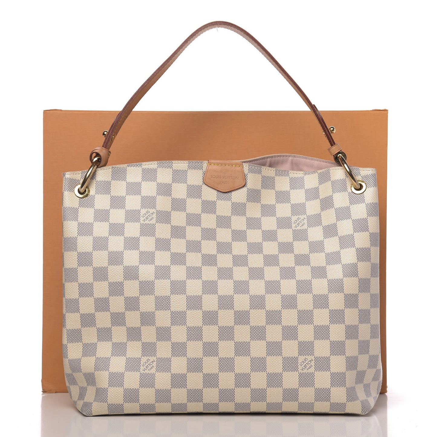Damier Azur Graceful PM Rose Ballerine