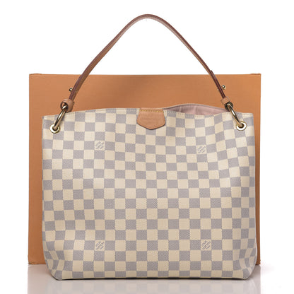 Louis Vuitton Damier Azur Graceful PM Rose Ballerine 14 of 14