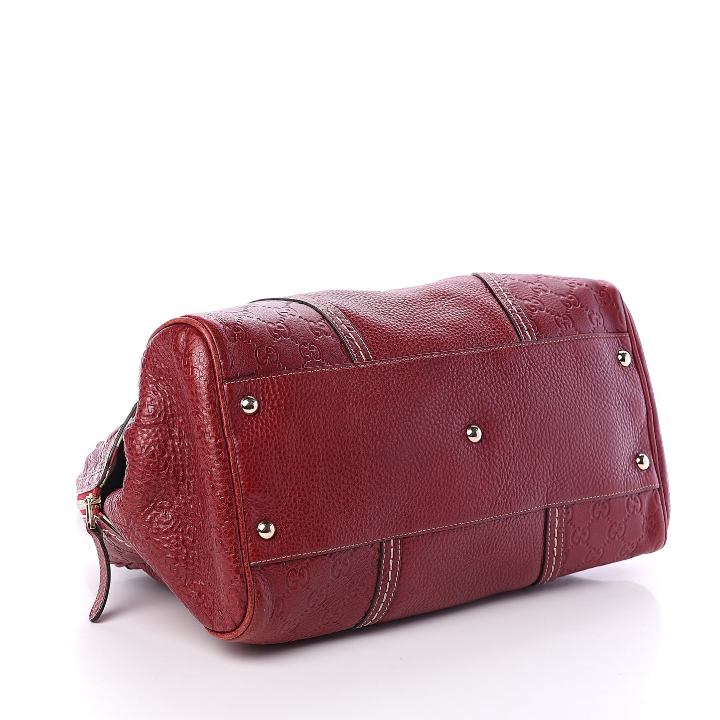 Guccissima Signoria Large Dome Bag Red