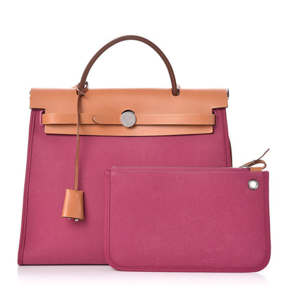Hermes Vache Hunter Toile Herbag Zip 31 PM Tosca 1 of 7